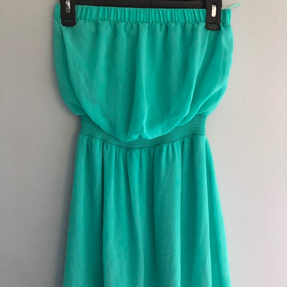 Express strapless dress